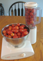 Blending Small Tomatoes