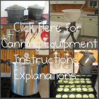 Canning Equipment Link