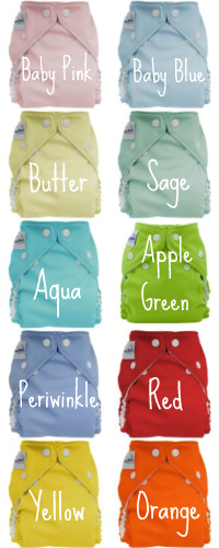 Cloth Baby Diapers Colors