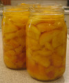 Canning Peaches 