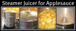 Using a Steamer Juicer for Making Applesauce