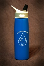 Water Bottle with Filter Blue