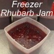 Freezing Rhubarb Jam