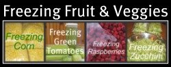 Freezing Vegetables and Fruit