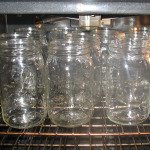 Canning Jars in Oven