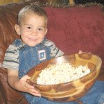 Child Eating Popcorn