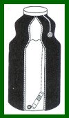 Water Pastuerization Indicator in Black Bottle