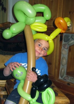 Professional Balloon Twister's little brother